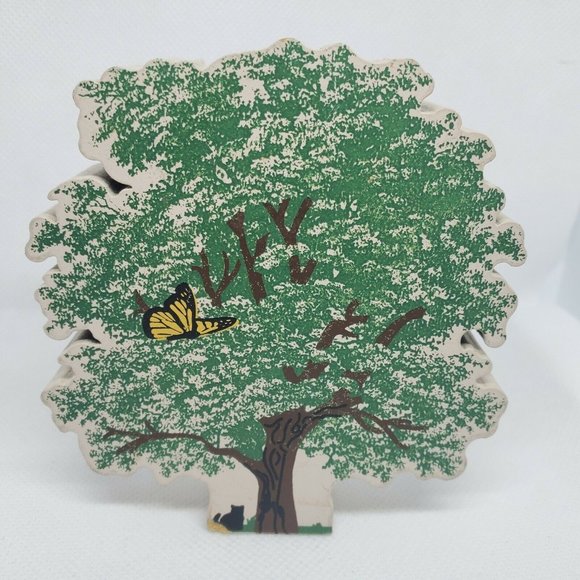 The Cats Meow Vintage 1999 Special Event Hospice Memorial Tree Faline 02 - Picture 3 of 12